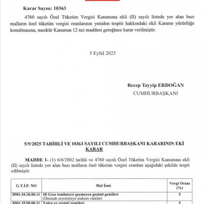 <font color='#000000'>Türkiye’nin Vicdanı harekete geçti, yatlara vergi geldi</font>
