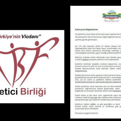 <font color='#000000'>Listeria Monocytogenes tutuklansın!</font>