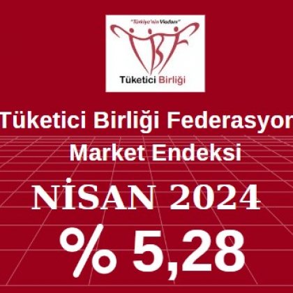 <font color='#000000'>Market Endeksi Nisan ayında yüzde 5,28 arttı.</font>