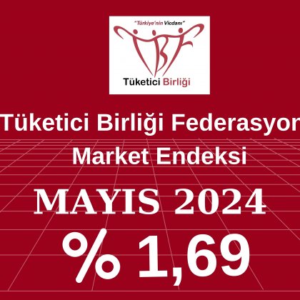 <font color='#000000'>Market Endeksi Mayıs ayında yüzde 1,69 arttı</font>