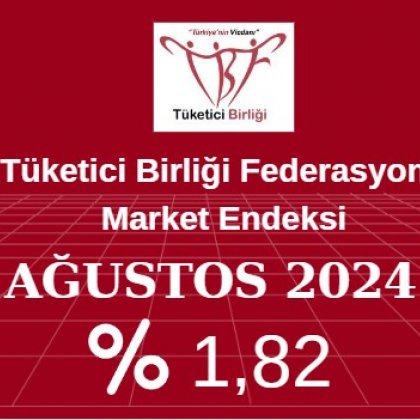 <font color='#000000'>Market Endeksi Ağustos ayında yüzde 1,82 arttı</font>
