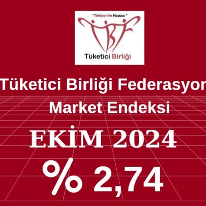 <font color='#000000'>Market Endeksi Ekim ayında yüzde 2,74 arttı.</font>