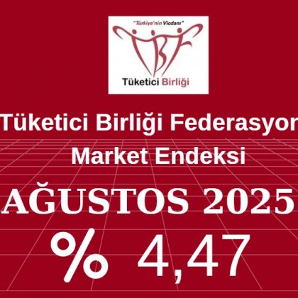 <font color='#000000'>Market Endeksi Ağustos ayında yüzde 4,47 arttı</font>